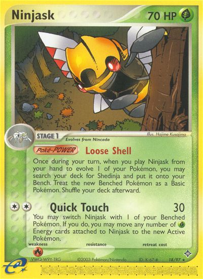 Ninjask (18/97) [EX: Dragon] | Good Games Cannington