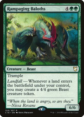 Rampaging Baloths [Commander 2018] | Good Games Cannington