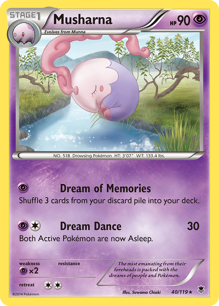Musharna (40/119) [XY: Phantom Forces] | Good Games Cannington