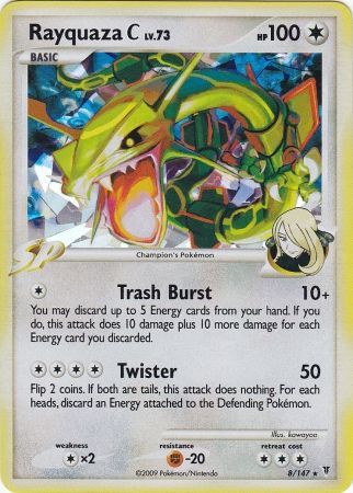 Rayquaza C (8/147) (Cracked Ice) [Platinum: Supreme Victors] | Good Games Cannington