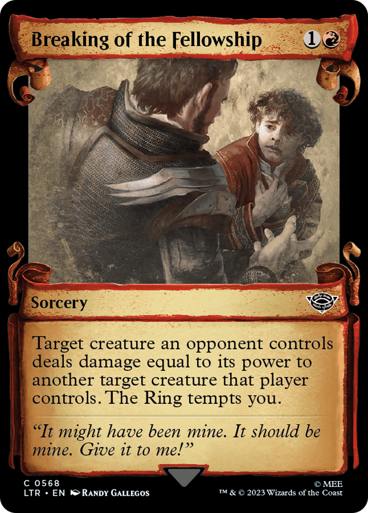 Breaking of the Fellowship [The Lord of the Rings: Tales of Middle-Earth Showcase Scrolls] | Good Games Cannington
