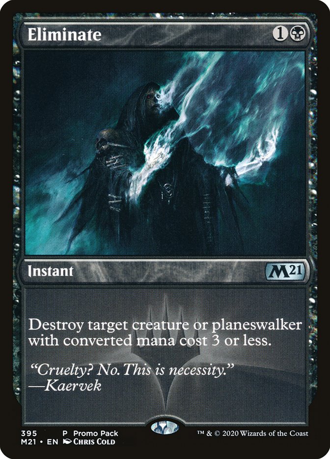 Eliminate (Promo Pack) [Core Set 2021 Promos] | Good Games Cannington