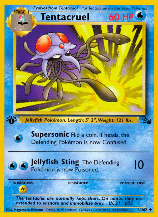Tentacruel (44/62) [Fossil 1st Edition] | Good Games Cannington
