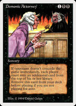 Demonic Attorney [Summer Magic / Edgar] | Good Games Cannington