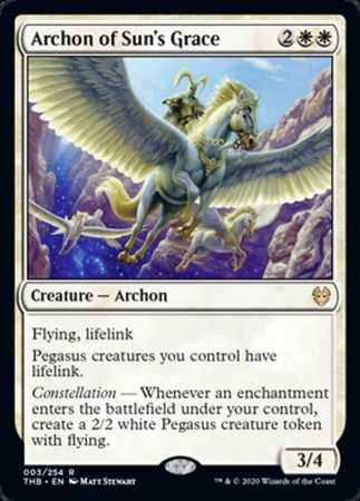 Archon of Sun's Grace [Theros Beyond Death] | Good Games Cannington