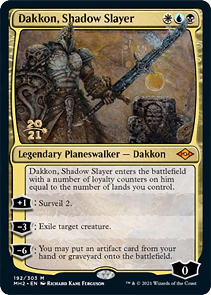 Dakkon, Shadow Slayer [Modern Horizons 2 Prerelease Promos] | Good Games Cannington