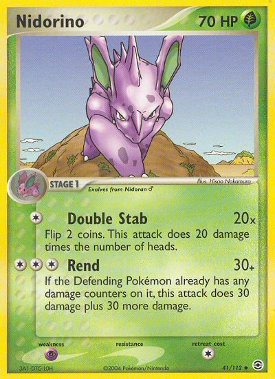 Nidorino (41/112) [EX: FireRed & LeafGreen] | Good Games Cannington