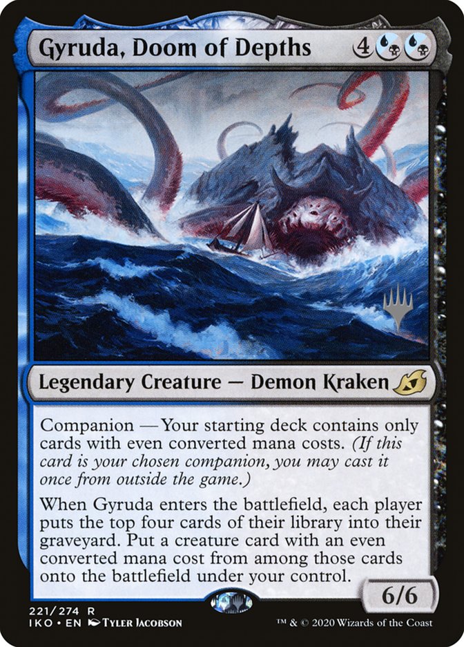 Gyruda, Doom of Depths (Promo Pack) [Ikoria: Lair of Behemoths Promos] | Good Games Cannington