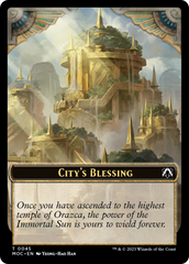 Elephant // City's Blessing Double-Sided Token [March of the Machine Commander Tokens] | Good Games Cannington