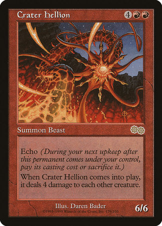 Crater Hellion [Urza's Saga] | Good Games Cannington