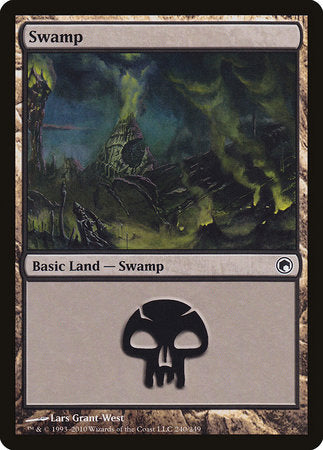 Swamp (240) [Scars of Mirrodin] | Good Games Cannington