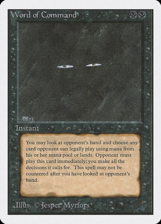 Word of Command [Unlimited Edition] | Good Games Cannington