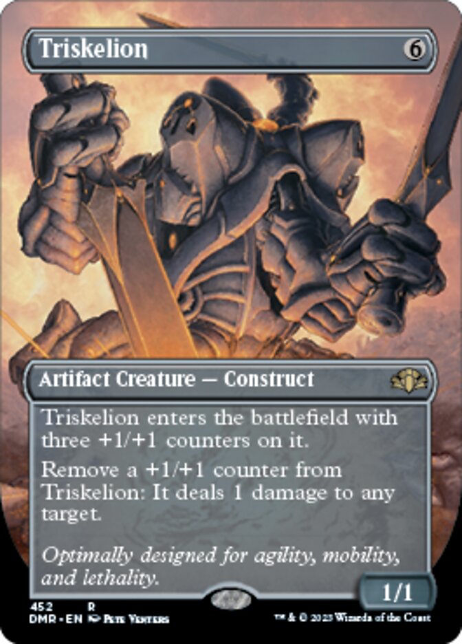 Triskelion (Borderless Alternate Art) [Dominaria Remastered] | Good Games Cannington