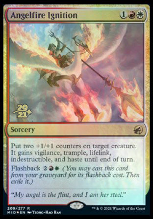 Angelfire Ignition [Innistrad: Midnight Hunt Prerelease Promos] | Good Games Cannington