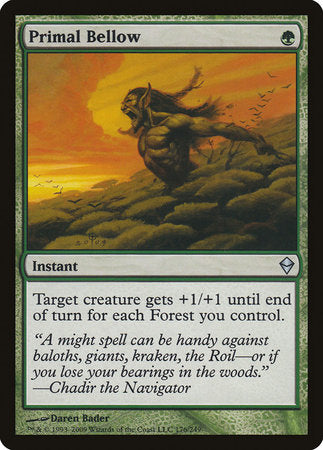 Primal Bellow [Zendikar] | Good Games Cannington