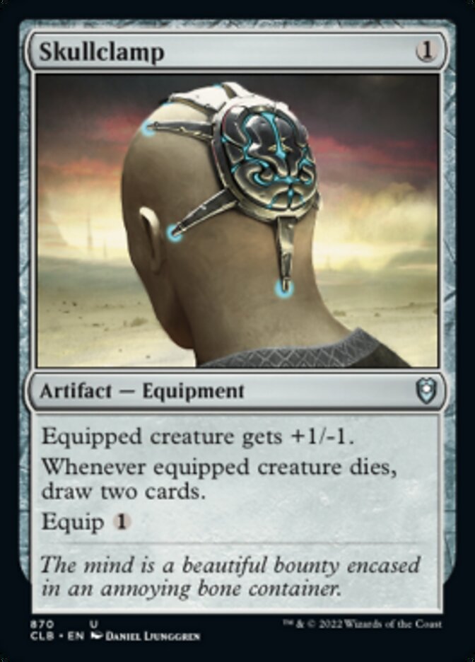 Skullclamp [Commander Legends: Battle for Baldur's Gate] | Good Games Cannington