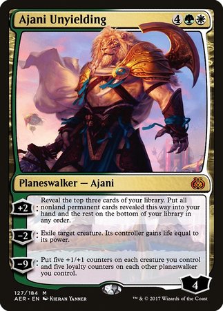 Ajani Unyielding [Aether Revolt] | Good Games Cannington