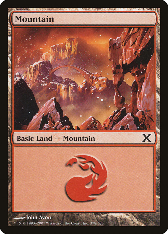 Mountain (378) [Tenth Edition] | Good Games Cannington