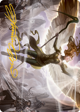 Sigarda's Splendor Art Card (Gold-Stamped Signature) [Innistrad: Midnight Hunt Art Series] | Good Games Cannington