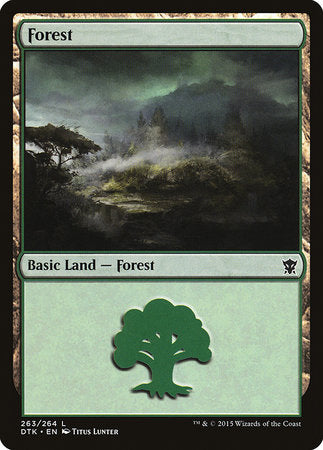 Forest (263) [Dragons of Tarkir] | Good Games Cannington