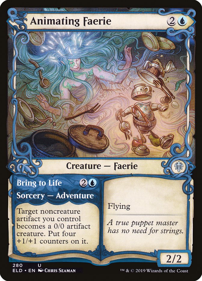 Animating Faerie // Bring to Life (Showcase) [Throne of Eldraine] | Good Games Cannington