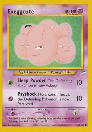 Exeggcute (64/105) [Neo Destiny Unlimited] | Good Games Cannington