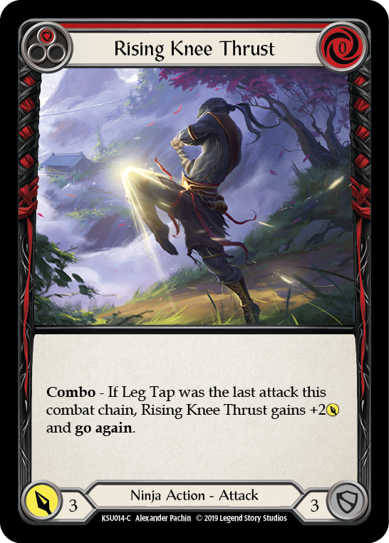 Rising Knee Thrust (Red) [KSU014-C] 1st Edition Normal | Good Games Cannington