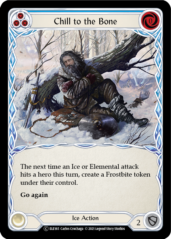 Chill to the Bone (Blue) [U-ELE165] Unlimited Normal | Good Games Cannington