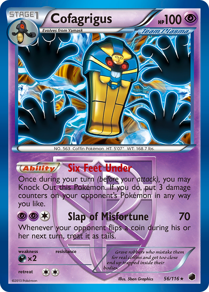 Cofagrigus (56/116) [Black & White: Plasma Freeze] | Good Games Cannington