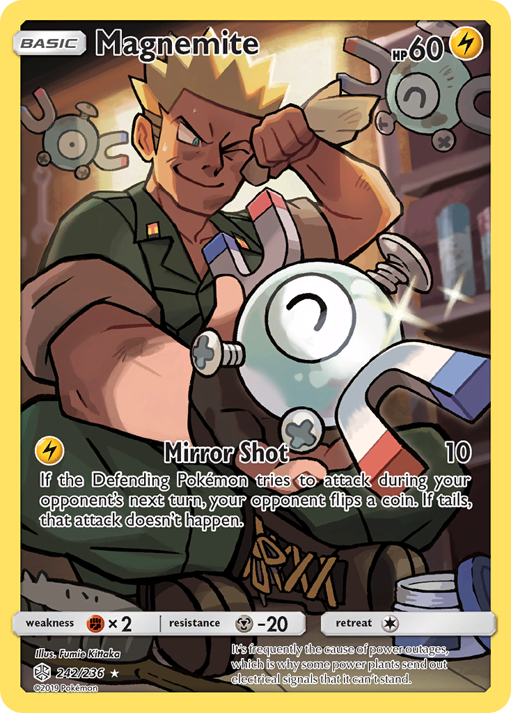 Magnemite (242/236) [Sun & Moon: Cosmic Eclipse] | Good Games Cannington