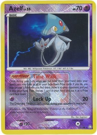 Azelf (19/146) (League Promo) [Diamond & Pearl: Legends Awakened] | Good Games Cannington