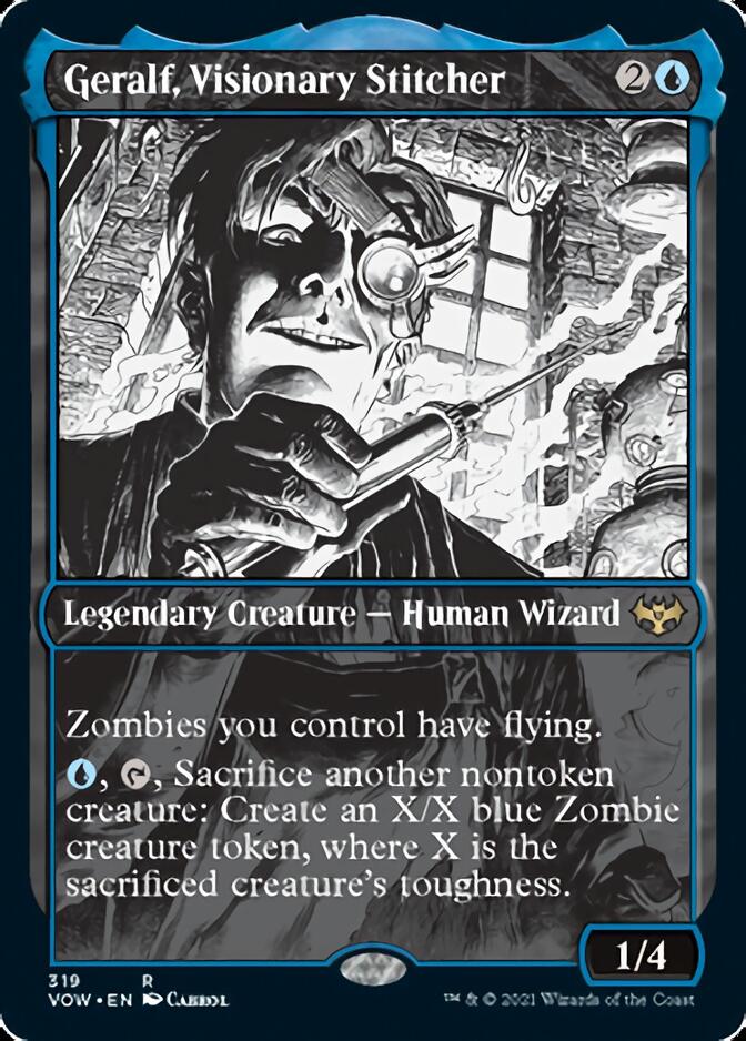 Geralf, Visionary Stitcher (Showcase Eternal Night) [Innistrad: Crimson Vow] | Good Games Cannington