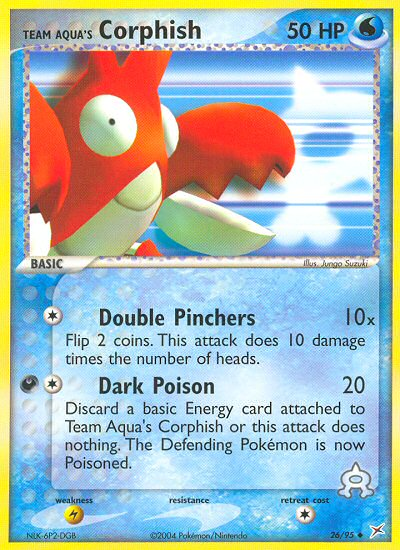 Team Aqua's Corphish (26/95) [EX: Team Magma vs Team Aqua] | Good Games Cannington