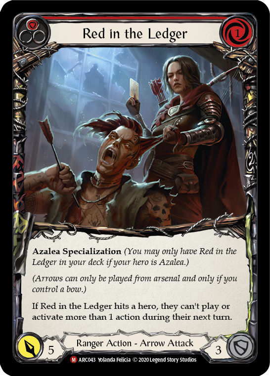 Red in the Ledger [U-ARC043] Unlimited Normal | Good Games Cannington
