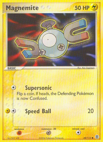 Magnemite (68/112) [EX: FireRed & LeafGreen] | Good Games Cannington