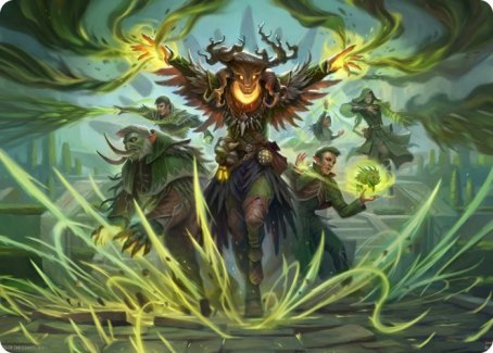 Witherbloom Command Art Card [Strixhaven: School of Mages Art Series] | Good Games Cannington