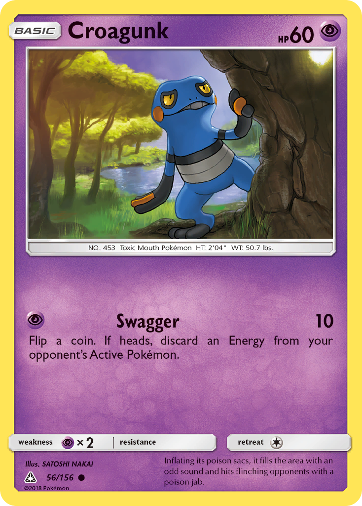 Croagunk (56/156) [Sun & Moon: Ultra Prism] | Good Games Cannington