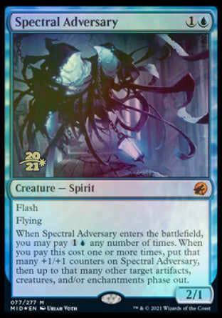 Spectral Adversary [Innistrad: Midnight Hunt Prerelease Promos] | Good Games Cannington