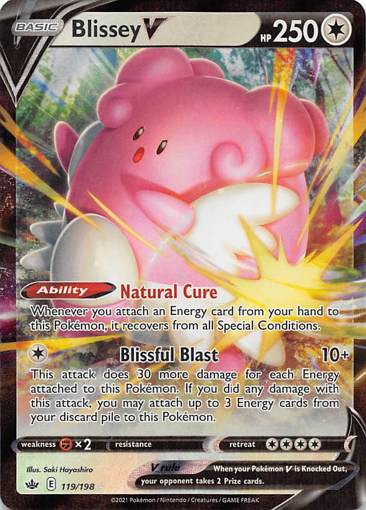 Blissey V (119/198) [Sword & Shield: Chilling Reign] | Good Games Cannington