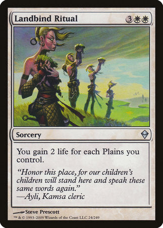 Landbind Ritual [Zendikar] | Good Games Cannington
