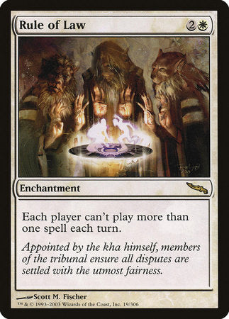 Rule of Law [Mirrodin] | Good Games Cannington