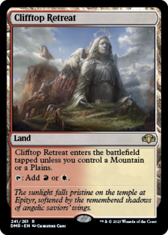 Clifftop Retreat [Dominaria Remastered] | Good Games Cannington