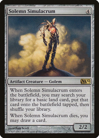 Solemn Simulacrum [Magic 2012] | Good Games Cannington