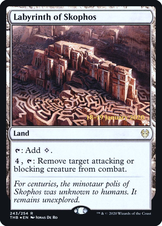 Labyrinth of Skophos [Theros Beyond Death Prerelease Promos] | Good Games Cannington