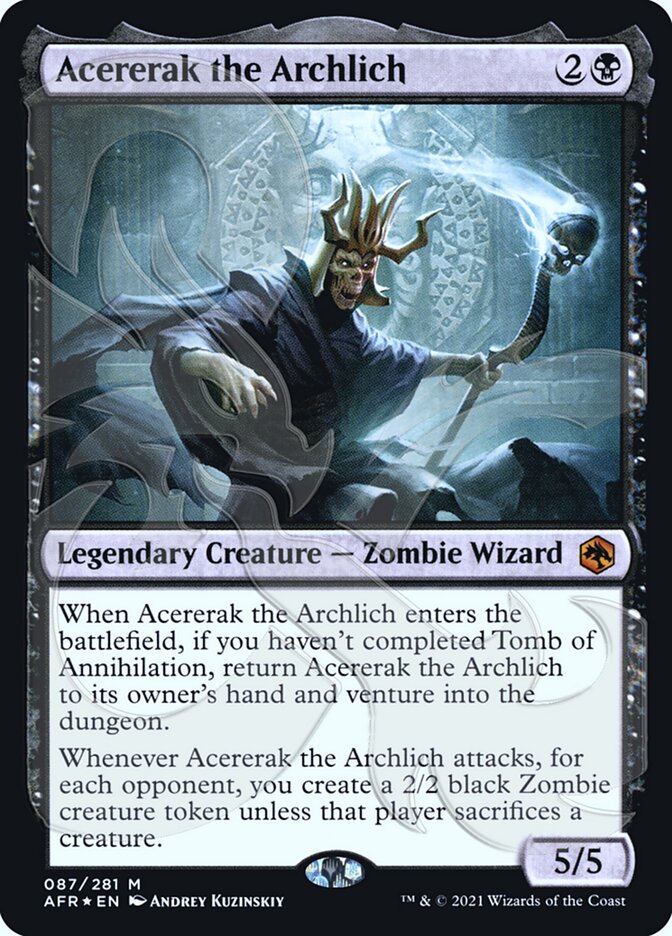 Acererak the Archlich (Ampersand Promo) [Dungeons & Dragons: Adventures in the Forgotten Realms Promos] | Good Games Cannington