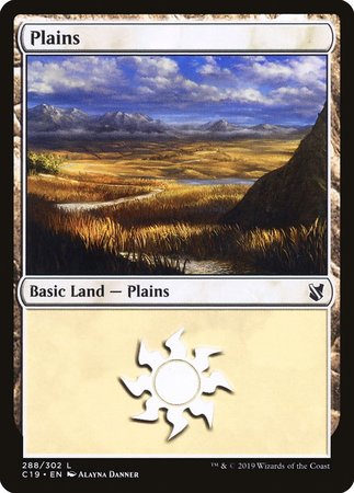 Plains (288) [Commander 2019] | Good Games Cannington