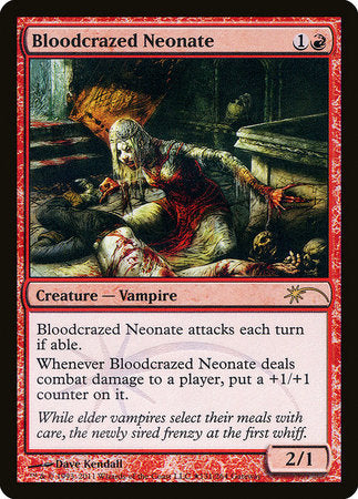 Bloodcrazed Neonate [Wizards Play Network 2011] | Good Games Cannington