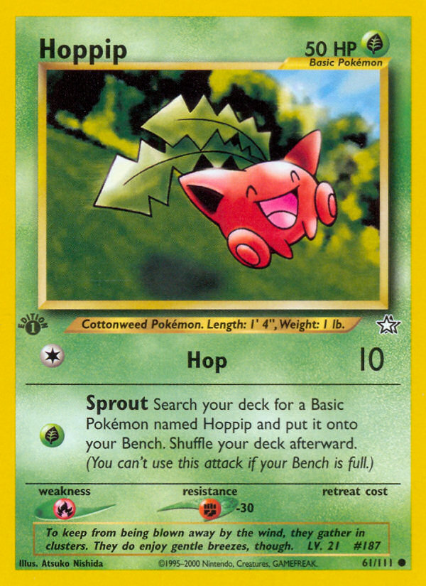 Hoppip (61/111) [Neo Genesis 1st Edition] | Good Games Cannington