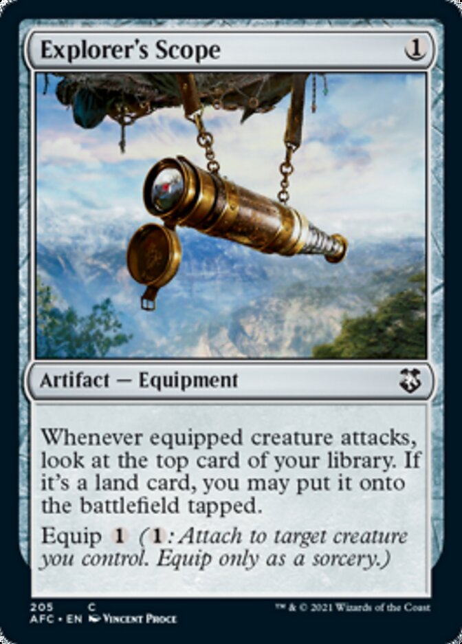 Explorer's Scope [Dungeons & Dragons: Adventures in the Forgotten Realms Commander] | Good Games Cannington