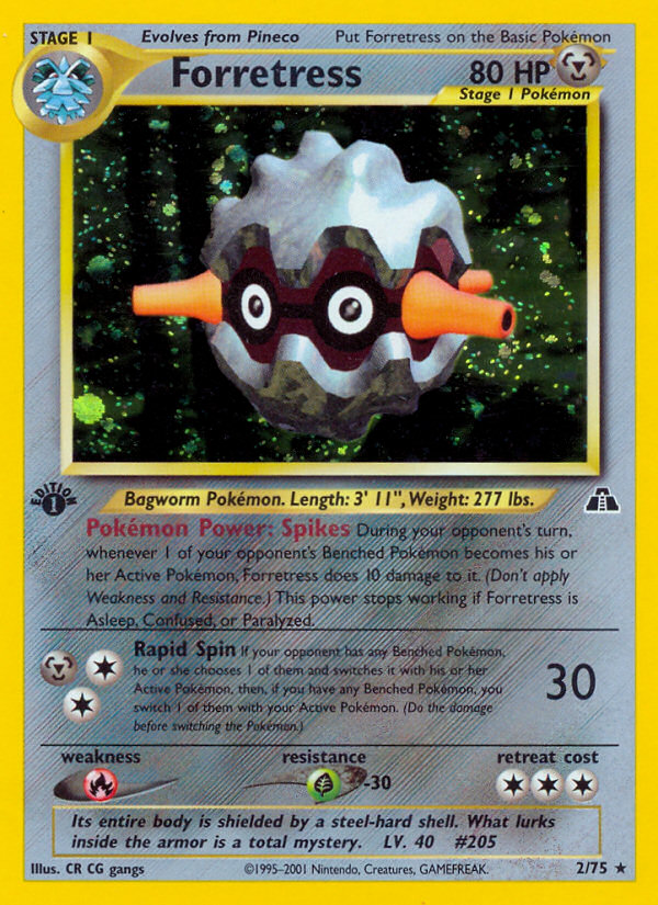 Forretress (2/75) [Neo Discovery 1st Edition] | Good Games Cannington